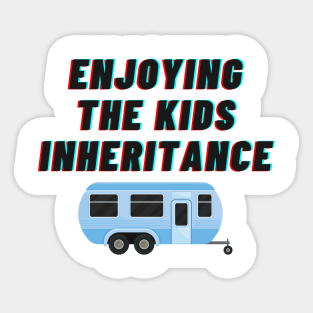 Enjoying the kids Inheritance Sticker